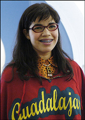 Ugly Betty Poncho. But Betty was no Bullock.
